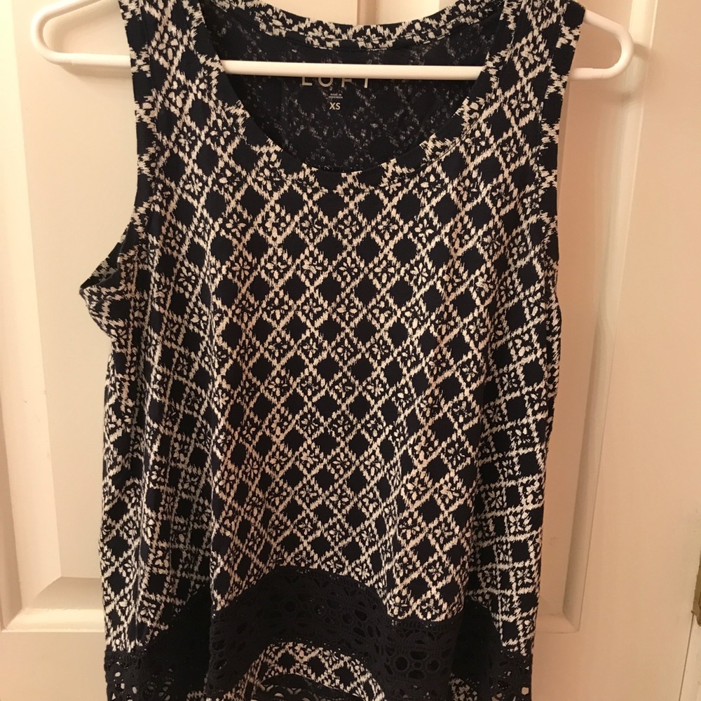 Loft patterned tank top